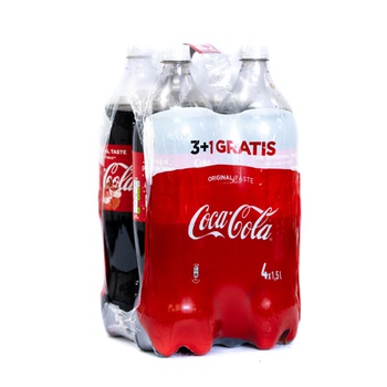 Coca Cola 1,5l 3+1 gratis