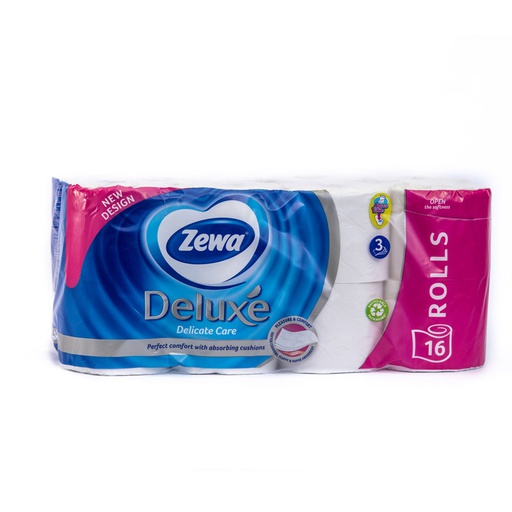 Toaler papir Zewa Deluxe Pure White 16 kom